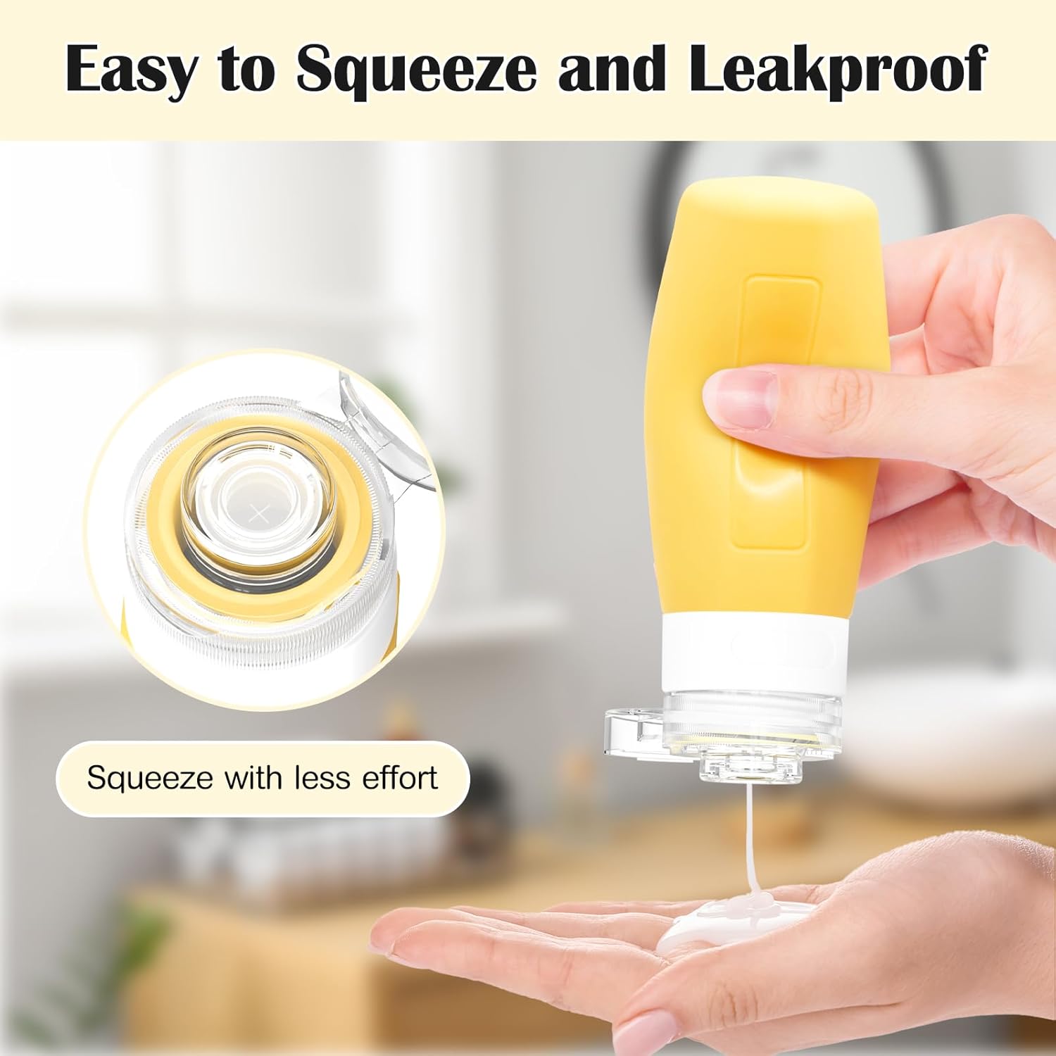 Redfly 17PCS Travel Bottles for Toiletries. TSA Approved Travel Size Containers.Silicone Leak Proof Containers Kit for Toiletries. Shampoo. Conditioner. Lotion & Creams Colorful